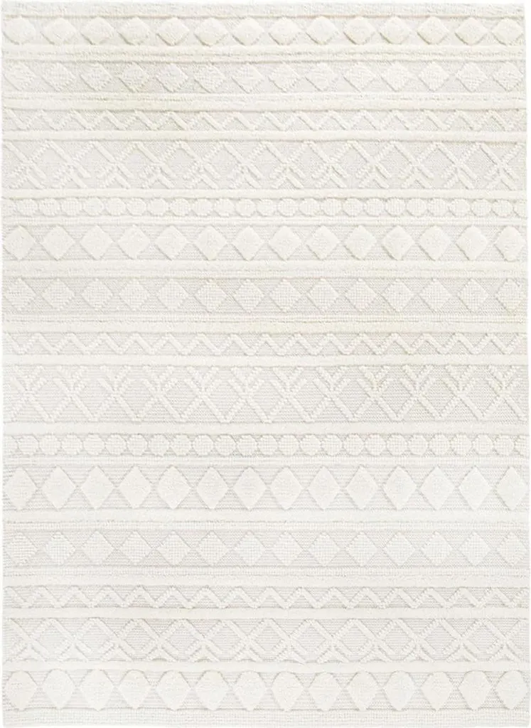 Tapis de salon en laine TINCA, idéal pour créer une ambiance cosy
