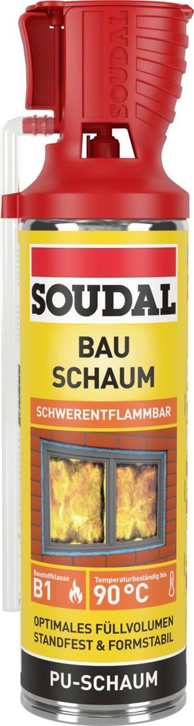 Soudal 1K Bauschaum B1 Genius Gun beige 500 ml Produktbild 