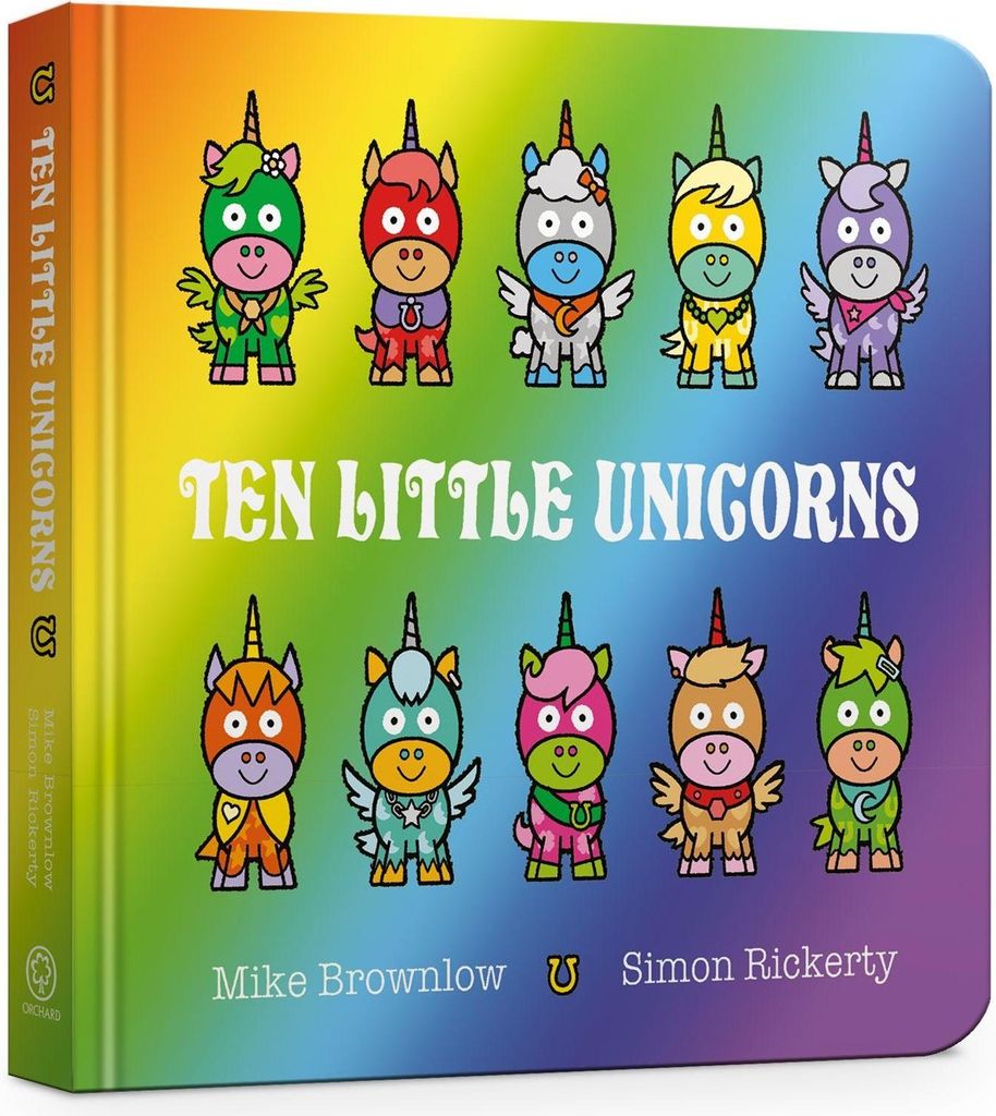 Ten Little Unicorns Board Book