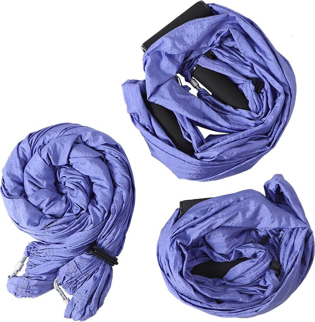 Aerial Yoga Fitness Hanging Grip Inversion Trapez Swing Sling Hängematte (lila)