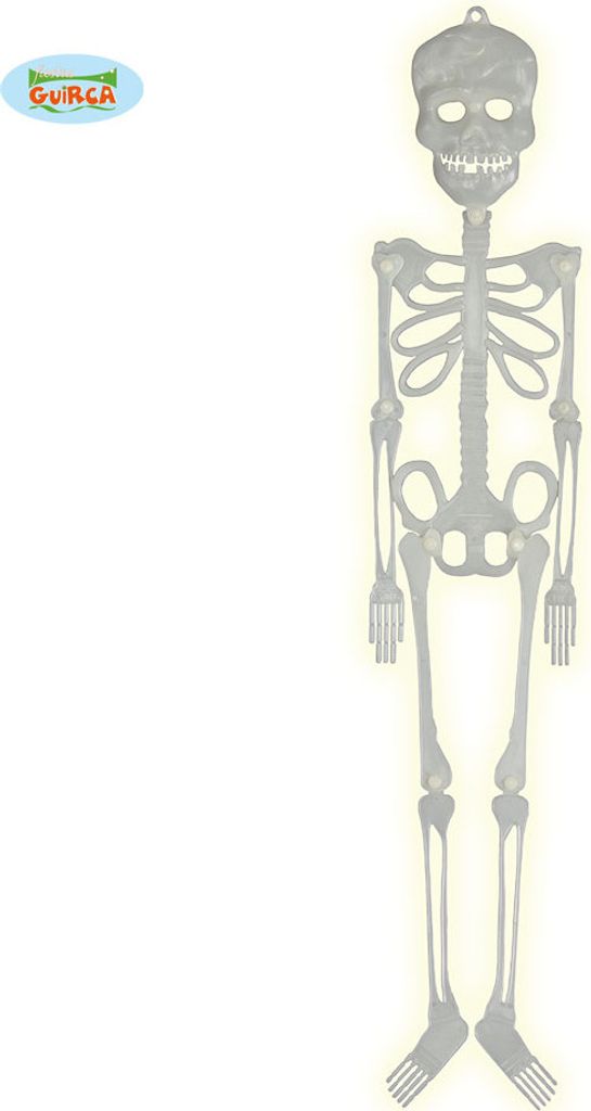 Skelett Halloween Dekoration Grusel Dunkel Leuchten Produktbild 