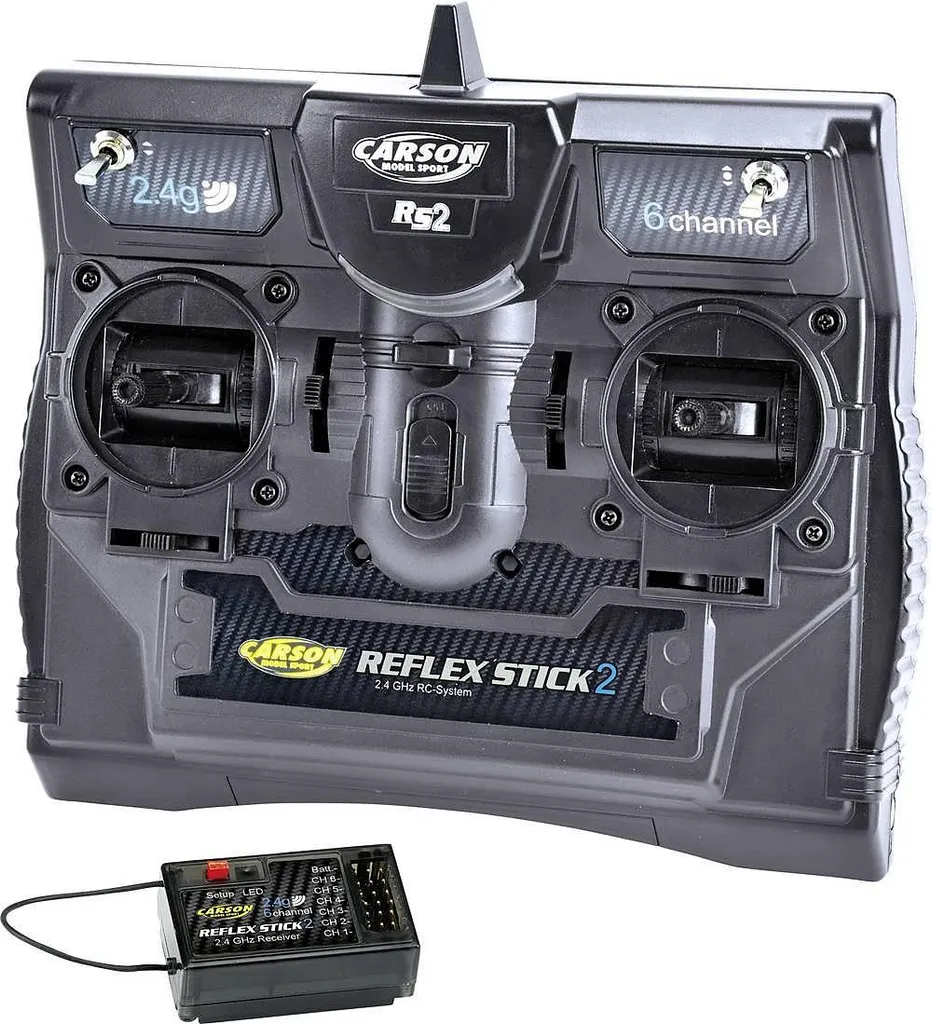 Radiocommande pour Modélisme Carson Reflex Stick II 6 Canaux 500501006 RC