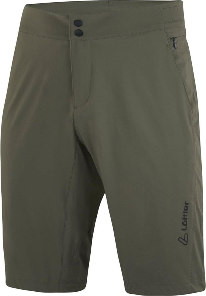Löffler GRAV-E ASSL BIKE SHORTS Herren Fahrradshorts oliv grün oliv grün 50