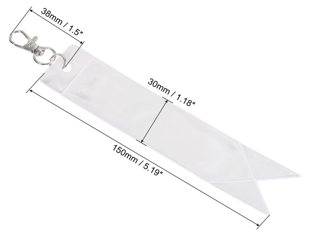 2 Stš¹ck Running Reflektoren Anh?nger aus PVC, Sicherheits Reflektor Anh?nger Schlš¹sselanh?nger fš¹r Rucksack Tasche Kleidung Radfahren Gehe...