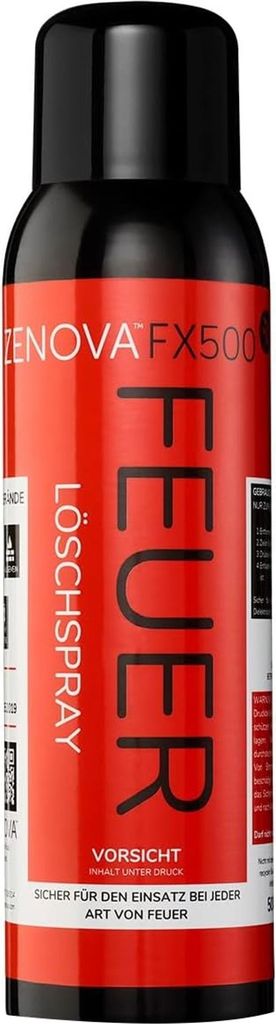 Zenova FX500 estintore spray 500ml estinguente spray TUTTI Immagine del prodotto 
