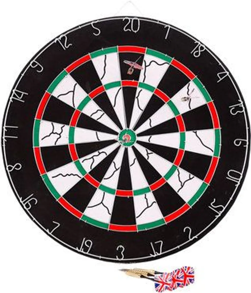 Cible fléchettes robuste Ø45cm double face contre l'ennui à la maison - 5