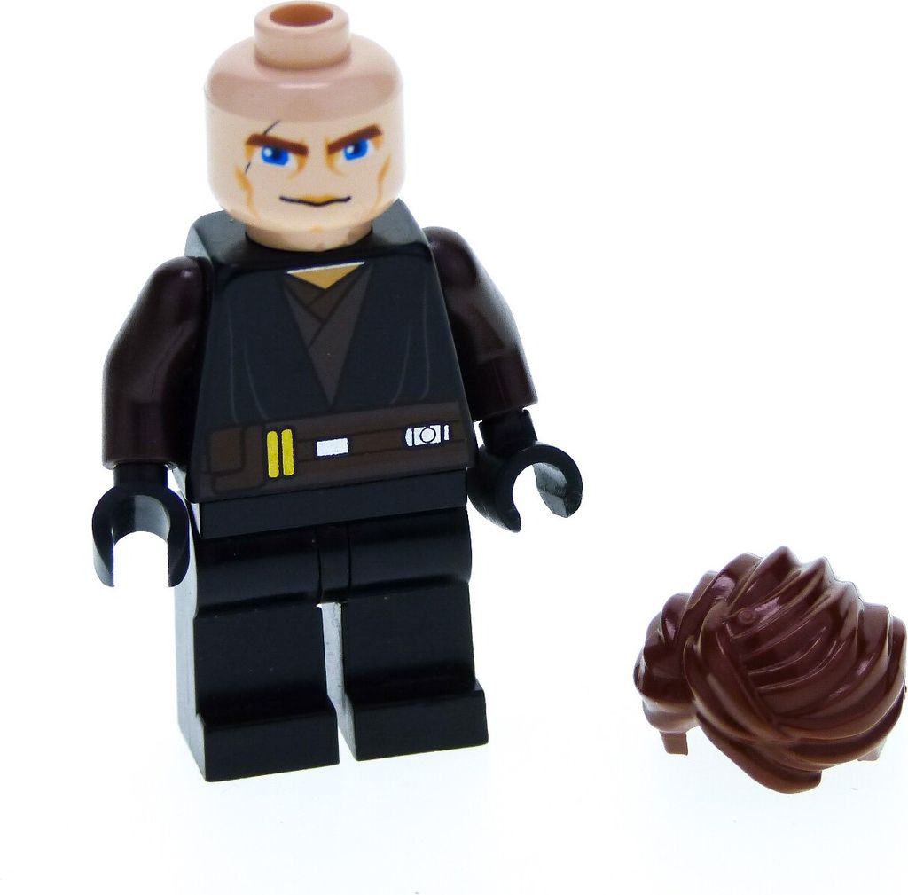 1x Lego Minifigur Star Wars Anakin Skywalker schwarz Jedi Produktbild 