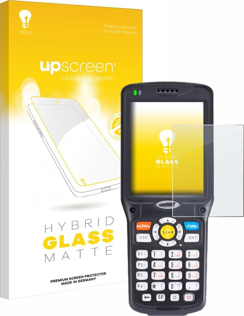 upscreen Entspiegelungs Schutzglas für Unitech HT510 Schutzfolie Panzer Folie Glas Display Schutz matt