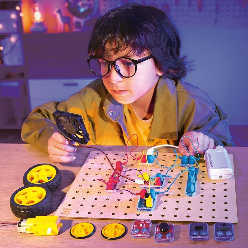 Hape Elektronikspielzeug LabBox Circuit Explorer Base für Kinder