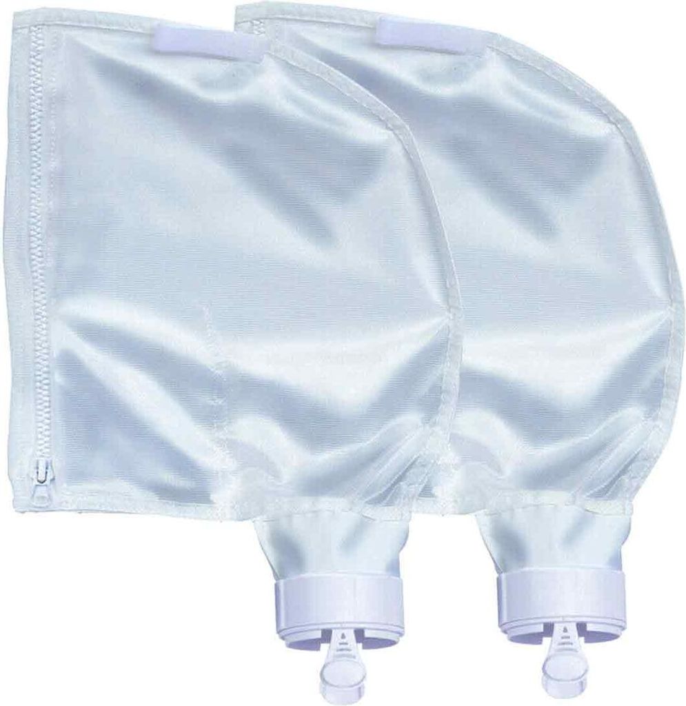 Anpassbare Schlammbeutel für den Poolroboter Polaris 280/480. 2er-Pack verstärkte Nylon-Filterbeutel mit Reißverschluss K13 (2er-Pack)