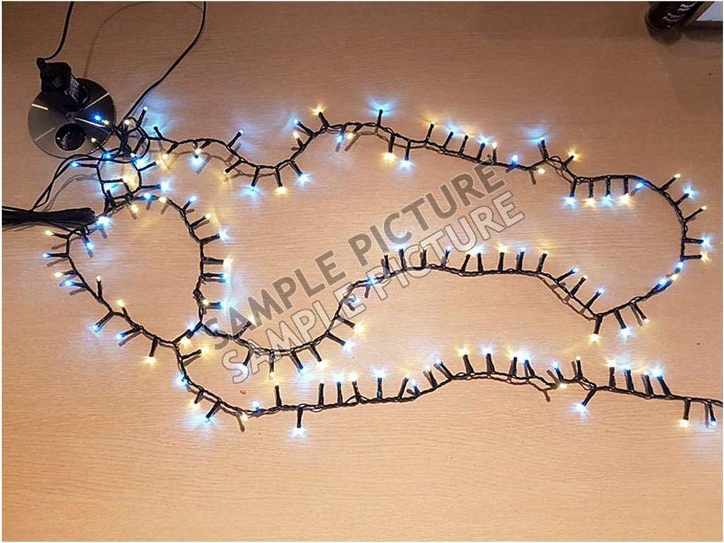 Guirlande serpentine 400 Leds 11m lumière chaude et froide Image du produit 