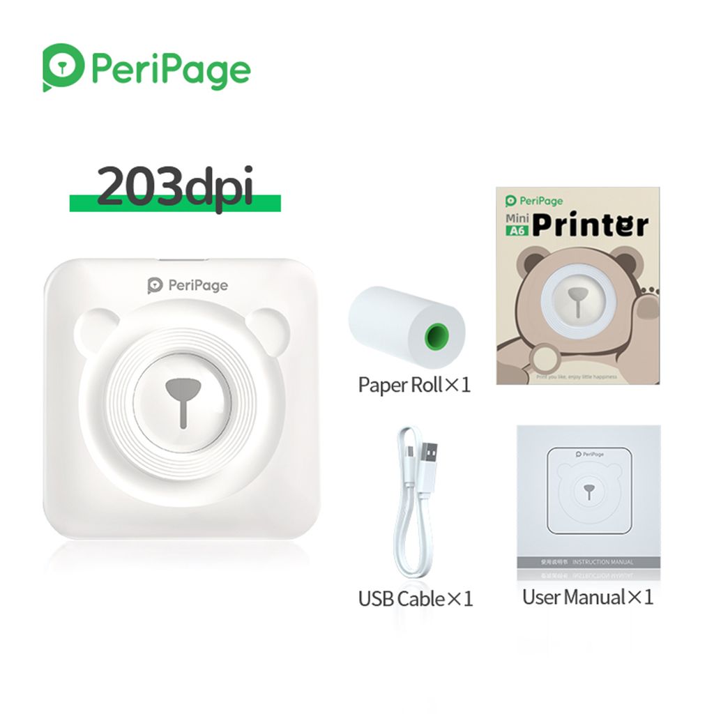 PeriPage Mini Pocket Wireless BT Thermal Printer All-in-One Obrázek produktu 2