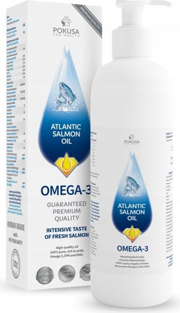 POKUSA - Atlantisches Lachsöl - Lachsöl - 300ml