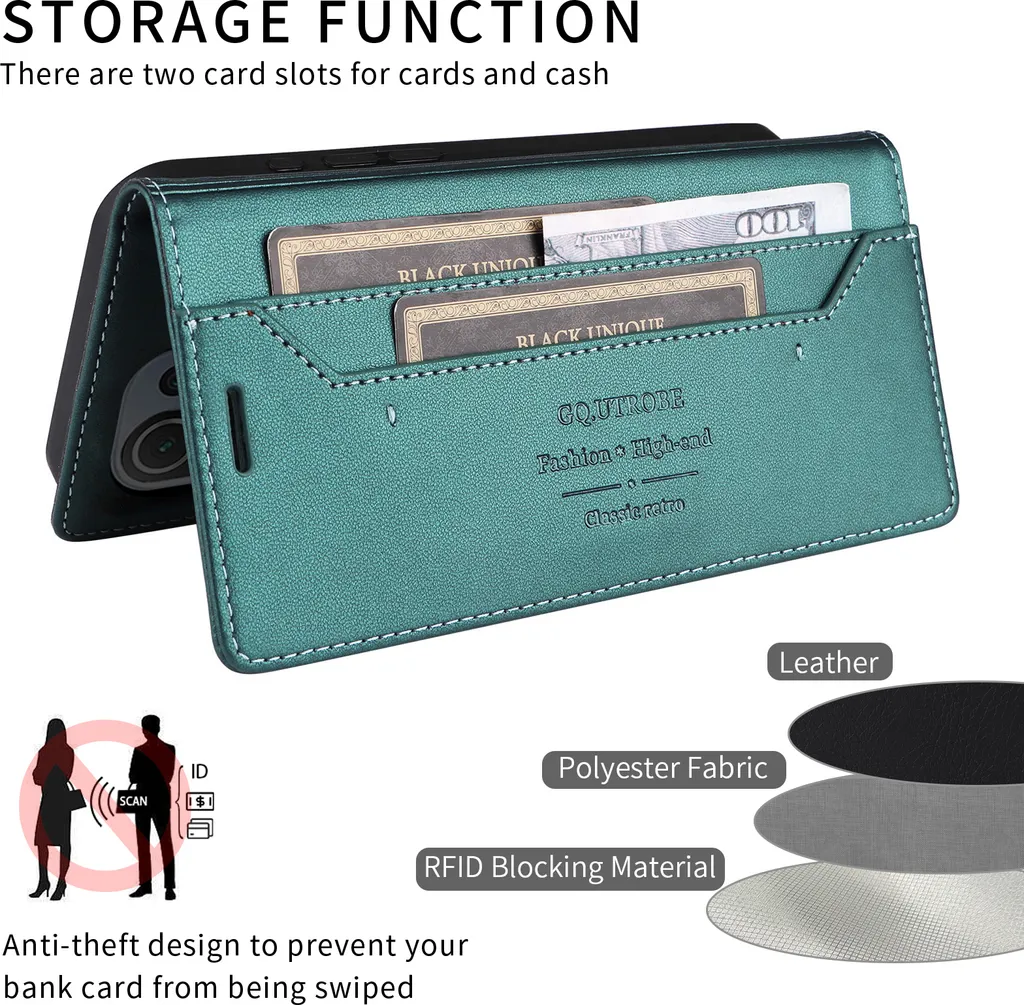 Coque Cassa del Telefono per Xiaomi Mi 11Lite,Portafoglio in Pelle Flip