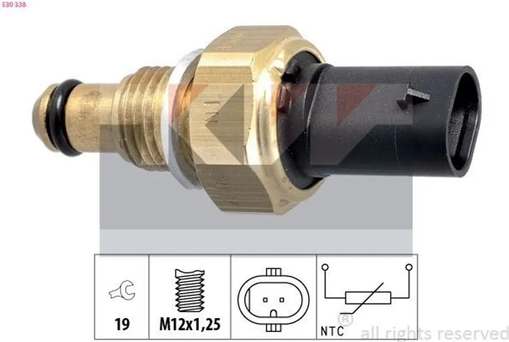 Capteur de température carburant 530 338 pour Mercedes Classe C W204