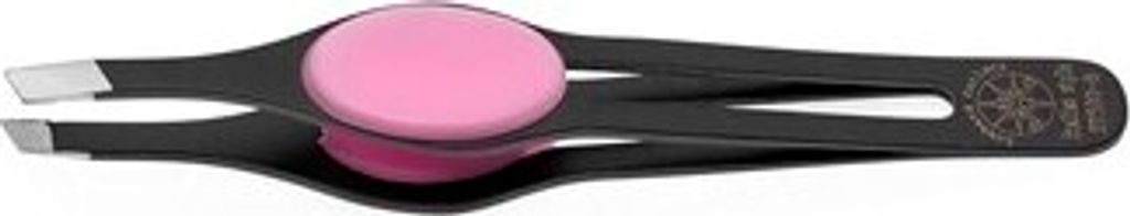 BLAUER BAUERNHOF | Soft Touch Schrägpinzette 10 cm ROSA ST500RS, 1