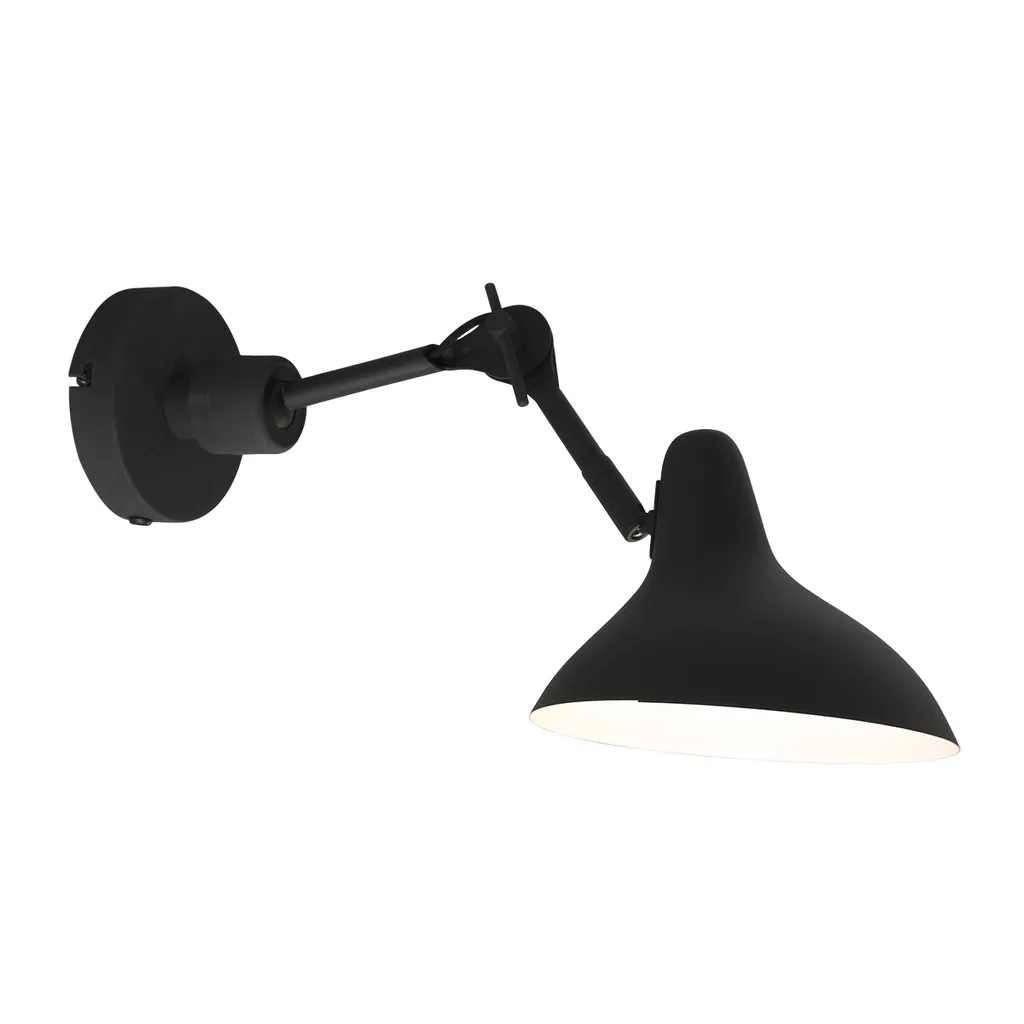 Applique murale Kasket E27 noire : la solution d'éclairage orientable - 8