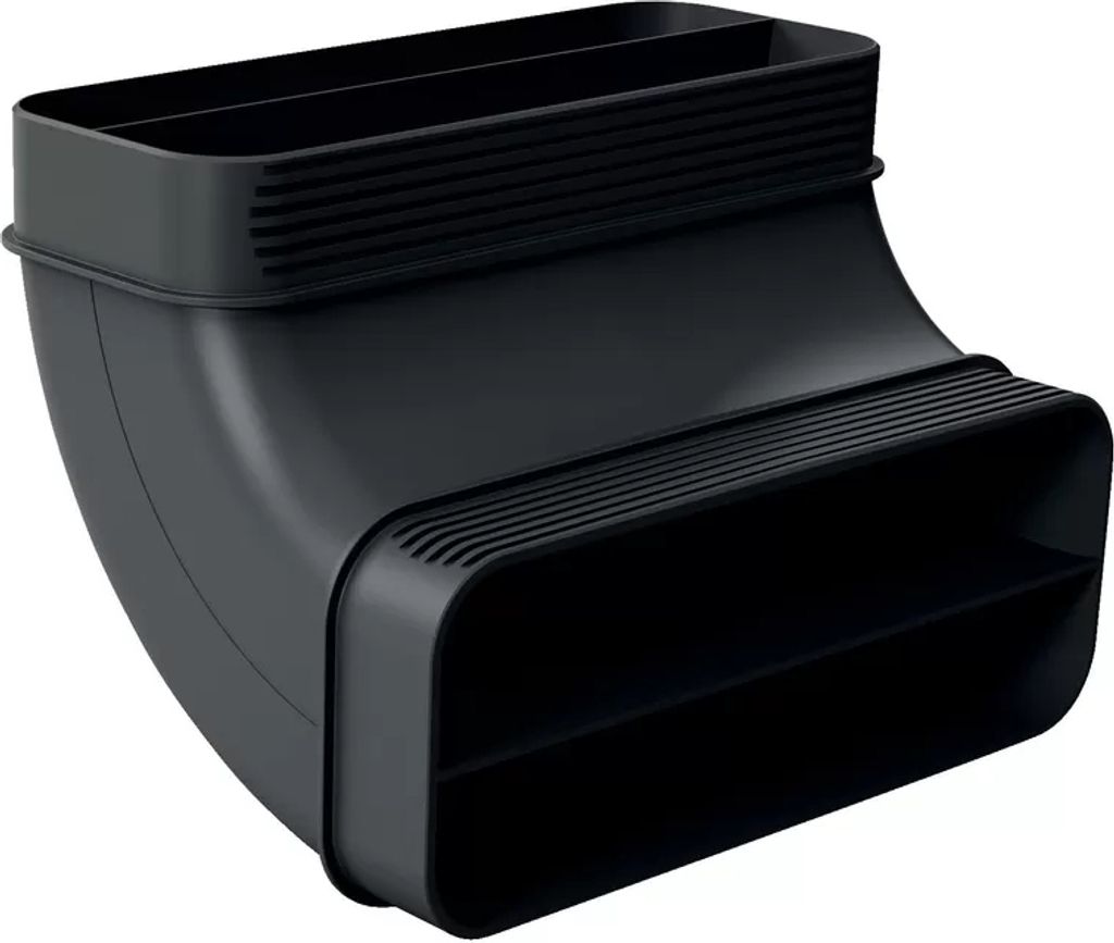 90° Flachkanalbogen HZ9VDSB2, Rohr Produktbild 
