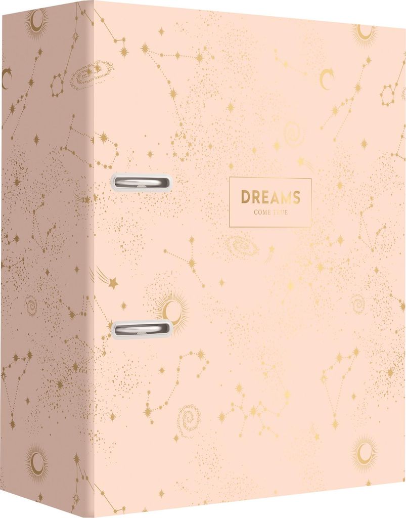 Interdruk Ordner A4 75mm 2 Ringe Hs Kraft Metallic Dreams Produktbild 
