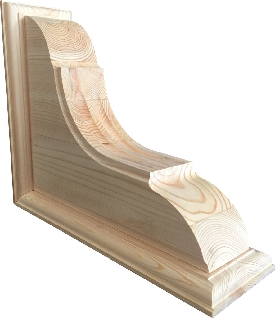 Konsolen Winkel aus Holz - typisch Schweden - aus nordische Kiefer - Modell 312