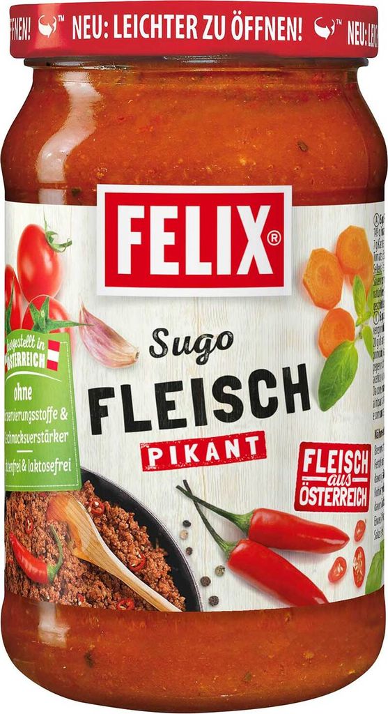 FELIX Sugo Fleisch pikant 360g Produktbild 