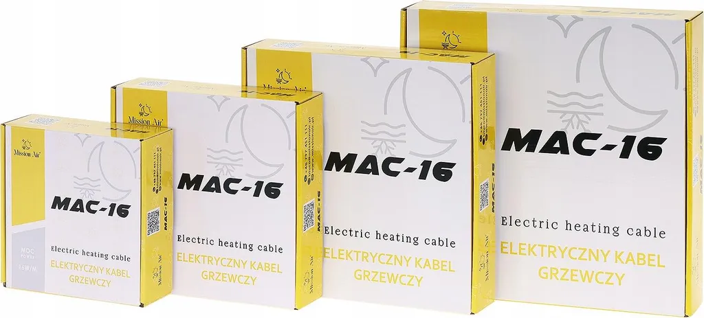 Câble chauffant MAC-16 W/m 61m : Ruban autorégulant antigel haute qualité