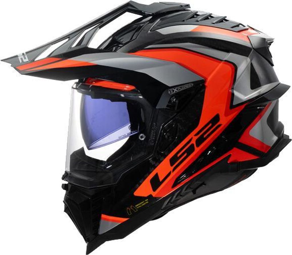 LS2 MX701 EPXLORER C FRONTIER II Integralhelm rot XXL