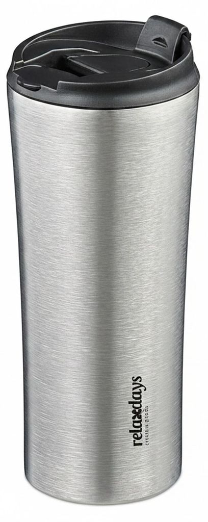 Relaxdays Thermobecher, 400 ml, für Heiß- & Kaltgetränke, Produktbild 