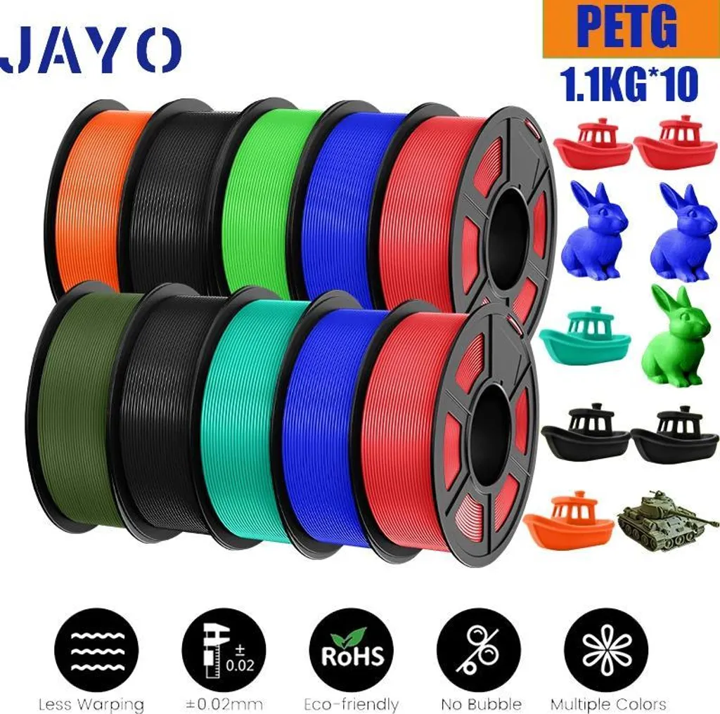 Filament PETG pour Pièces Translucides Impression 3D Précise 10MIX15