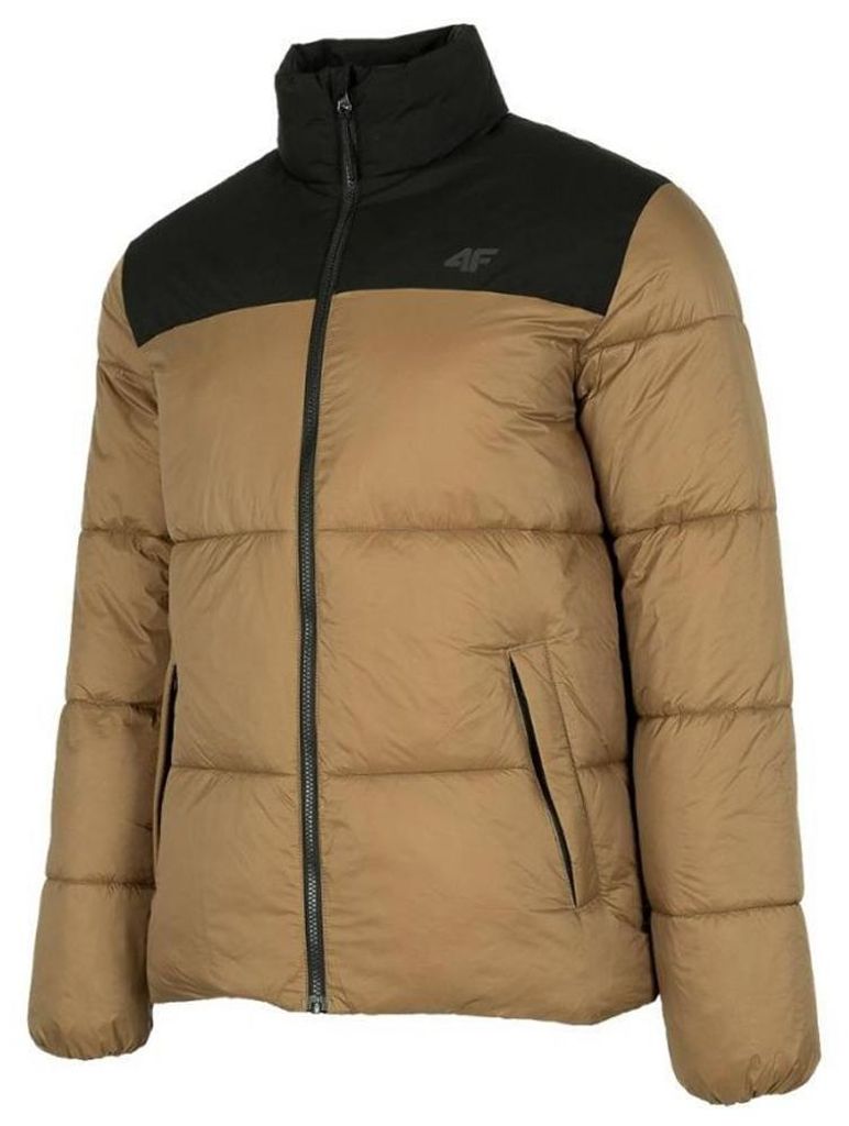 4F - "H4Z22" Steppjacke für Herren MR78155 (XXL) (Hellbraun/Schwarz)