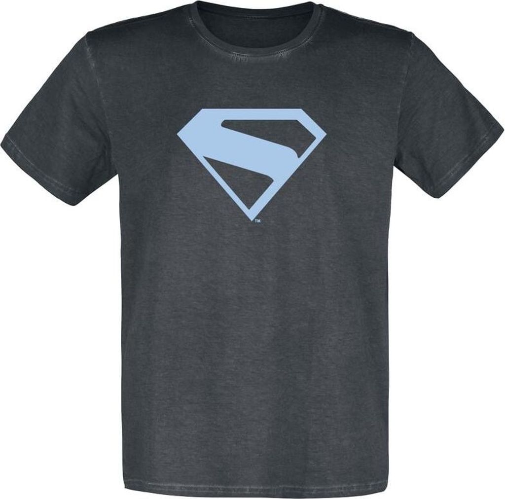 Superman T-Shirt Herren Logo - Druck leuchtet im Dunkeln multicolor XXL