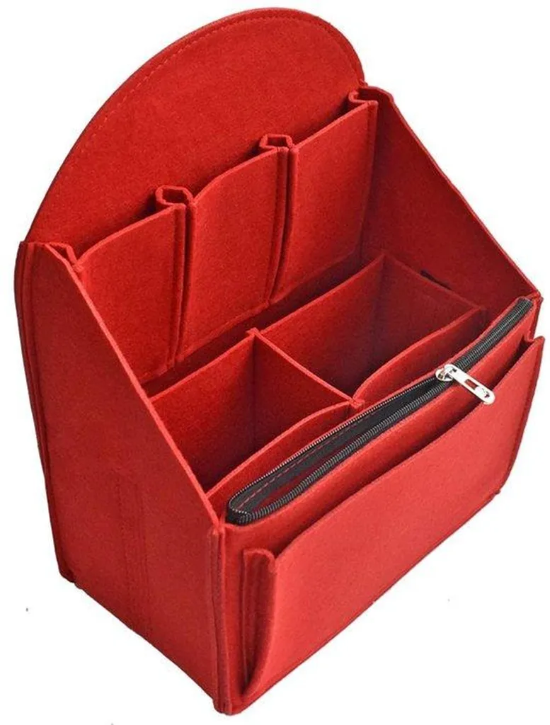 Petit organiseur de sac rouge zippé pour optimiser votre valise