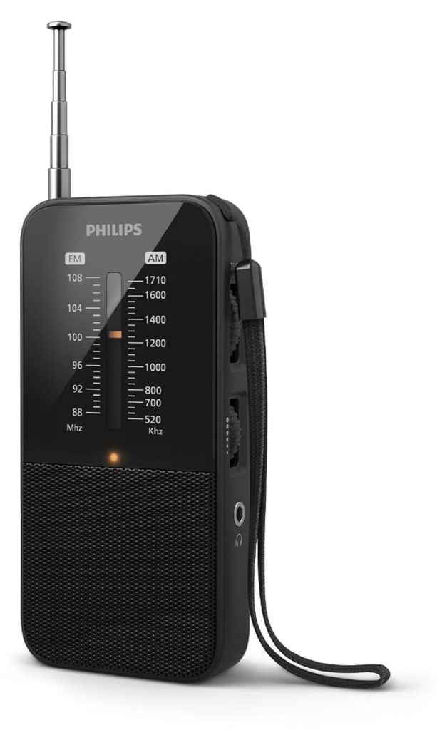 Philips TAR1509/00, Tragbar, Analog, AM, FM, Analog, 3,5 Produktbild 