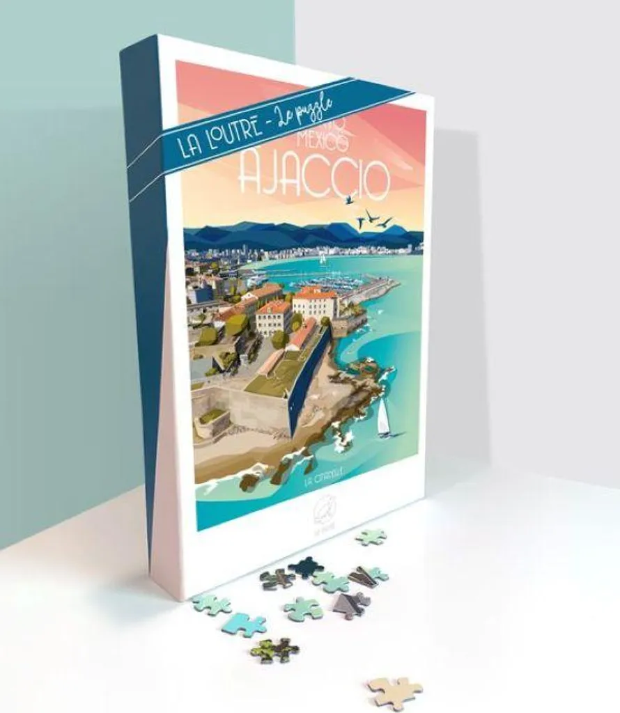 Puzzle 1000 pièces La Citadelle Ajaccio - Jeu de société décoratif Corse - 2