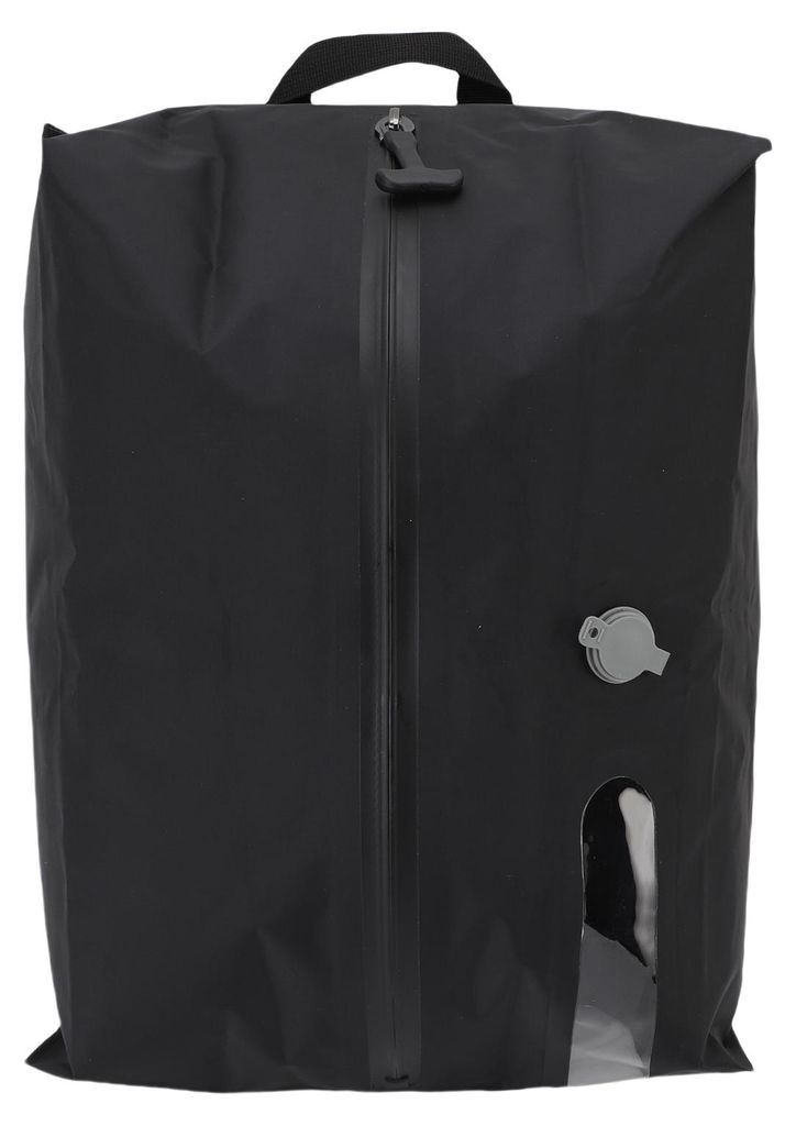Vakuumbeutel für Reisen, platzsparend, wasserdicht, 70D TPU, 16 l, wiederverwendbarer Kompressionsbeutel, Koffer, Rucksack, Gepäck, Schwarz