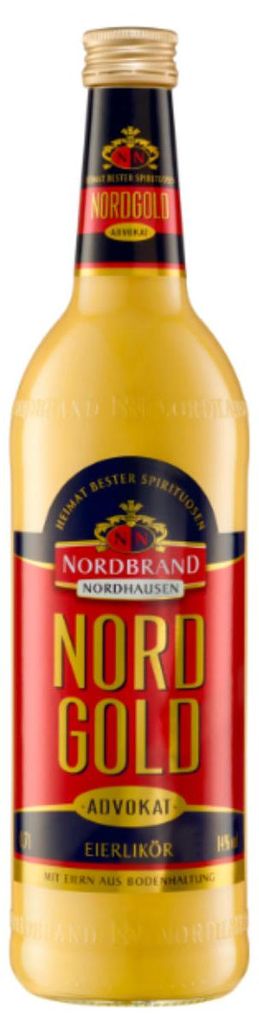Nordgold Eierlikör Advokat 1x 0,7 Liter Produktbild 
