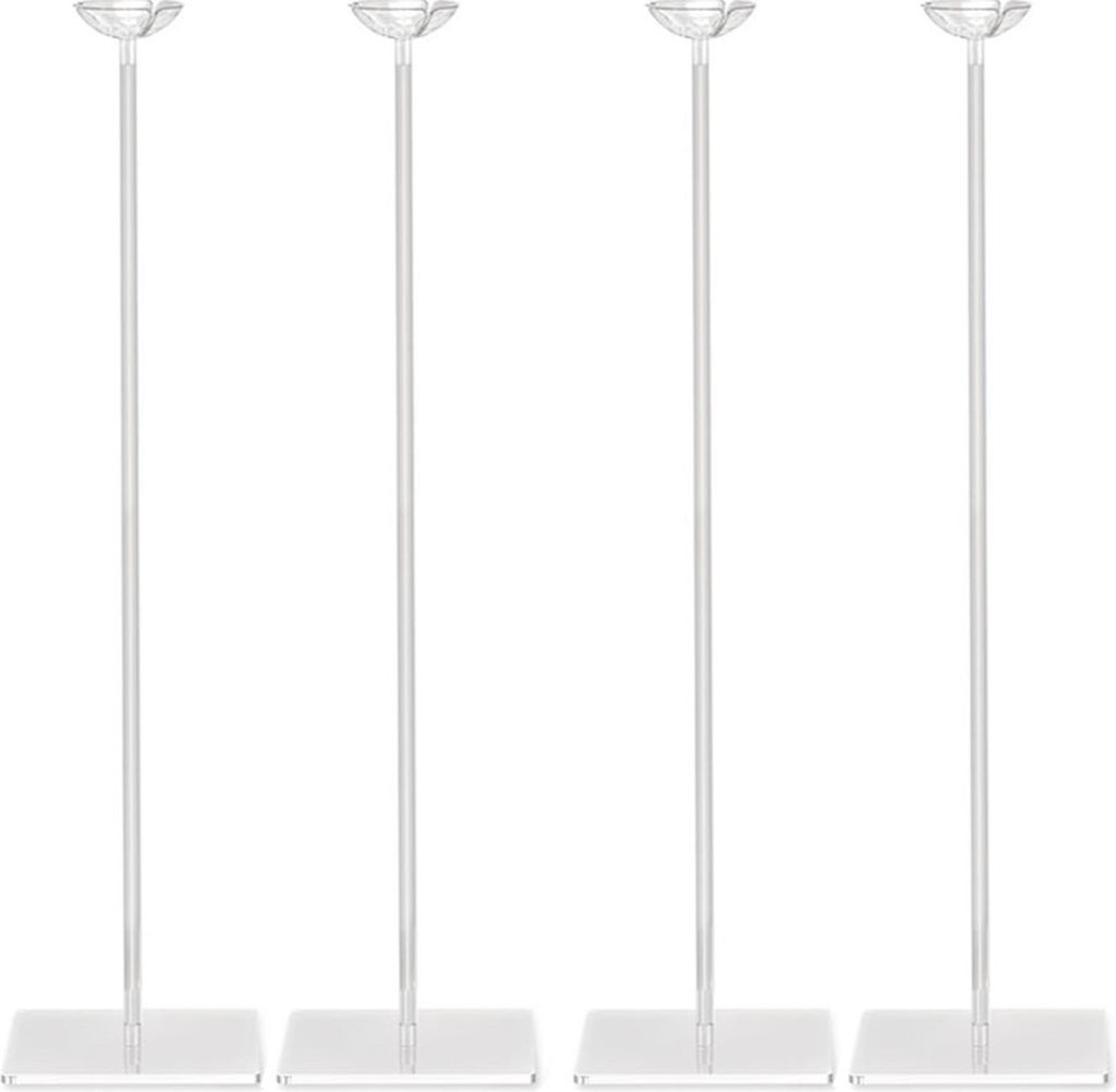 4-teiliges wiederverwendbares Acryl-Ballonständer-Set, robuster Tisch-Ballonstabhalter mit Sockel für Tafelaufsätze, Partys, Hochzeiten, Geburts...