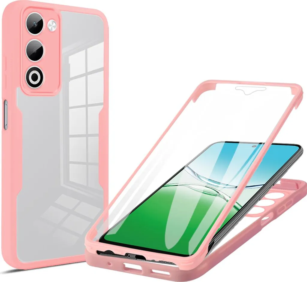 Offerta Cover Oppo A5 5G Rosa 360° - Protezione Totale Low Cost
