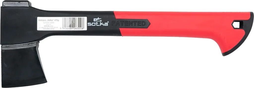 Hache universelle Sotka 470 g en acier forgé et manche incassable