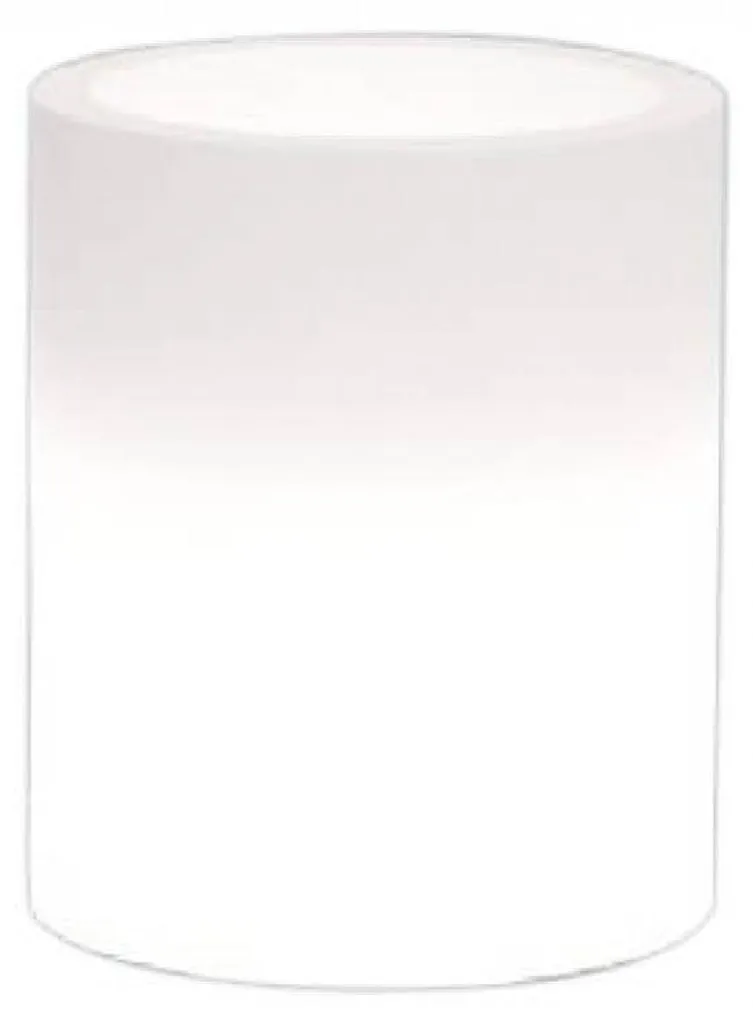 Pot de fleur lumineux LED pour terrasse et jardin blanc intense 20W