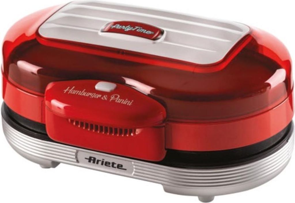 Macchina per hamburger rossa da 1200 w Ariete 00C020500AR0 Immagine del prodotto 