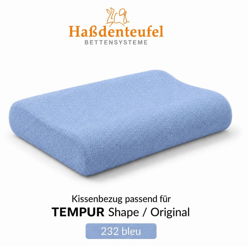 Kissenbezug passend für TEMPUR Shape Original S M L XL – Produktbild  KI-generiertes Bild