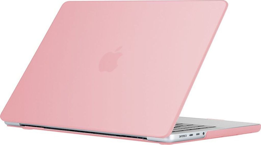 Mobigear Glossy MacBook Pro 16 Zoll (2021-2026) Hardcase Hülle MacBook Case - Pink - Model A2485 / A2780 / A2991 / A3186 / A3428 / A3429