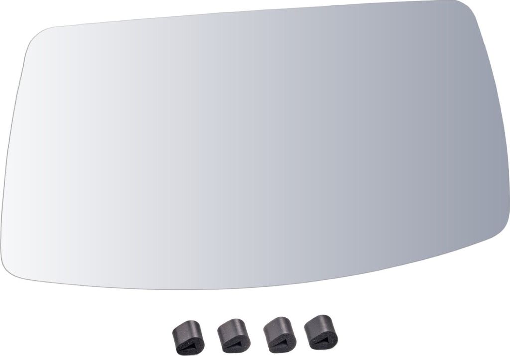 FEBI BILSTEIN Spiegelglas Rampenspiegel 102074 passend für MERCEDES-BENZ ACTROS MP2 / MP3 305mm 158mm 3mm 0,431kg