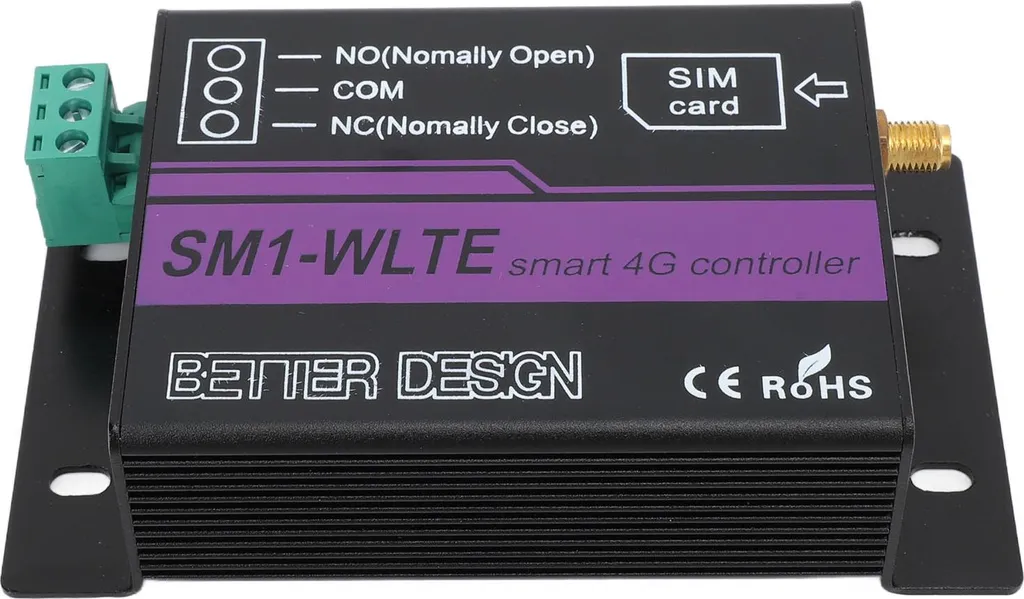 SM1 WLTE EA Contrôleur d'accès 4G Gate Opener avec Sonde Température