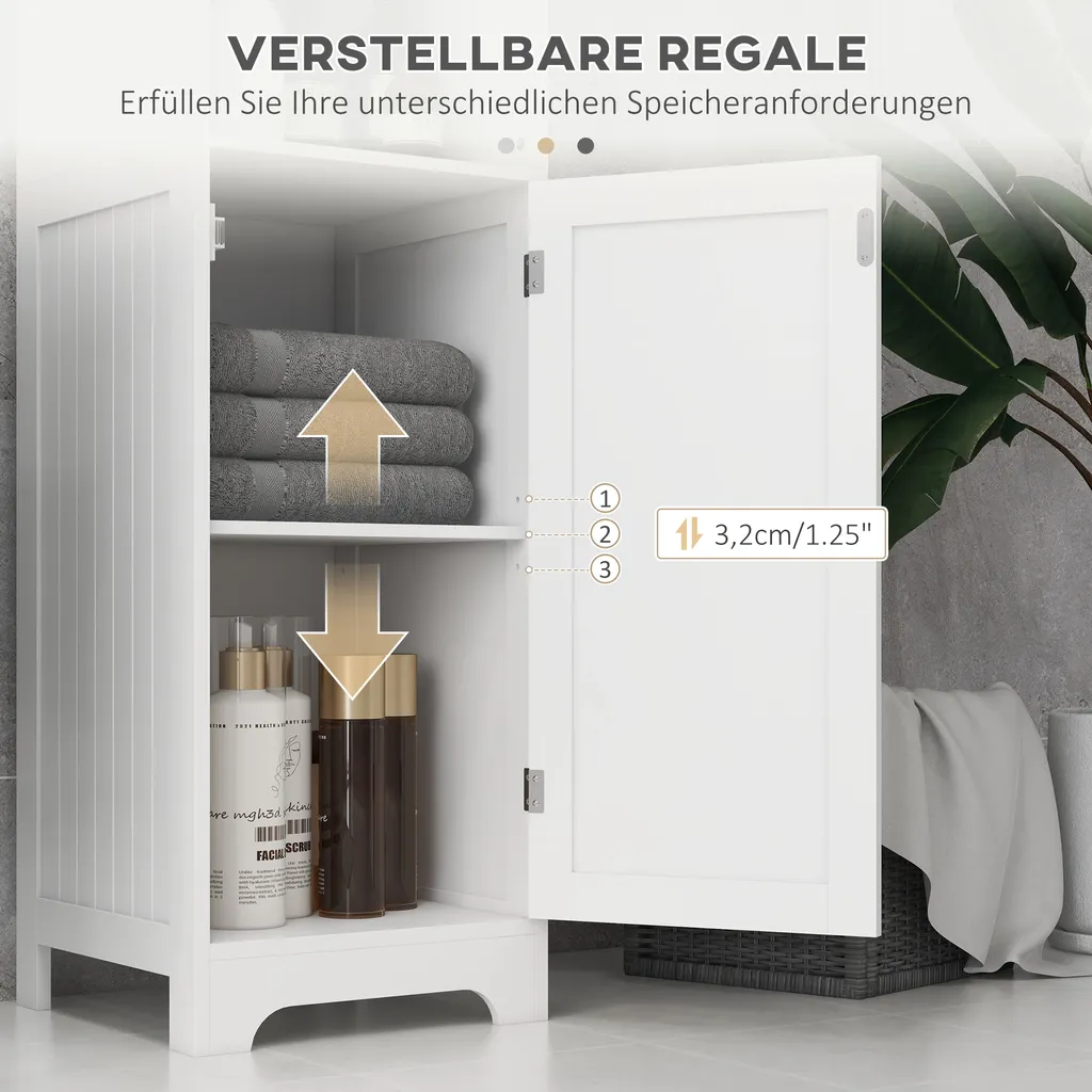 Armoire de rangement compacte avec 3 compartiments ouverts - 15