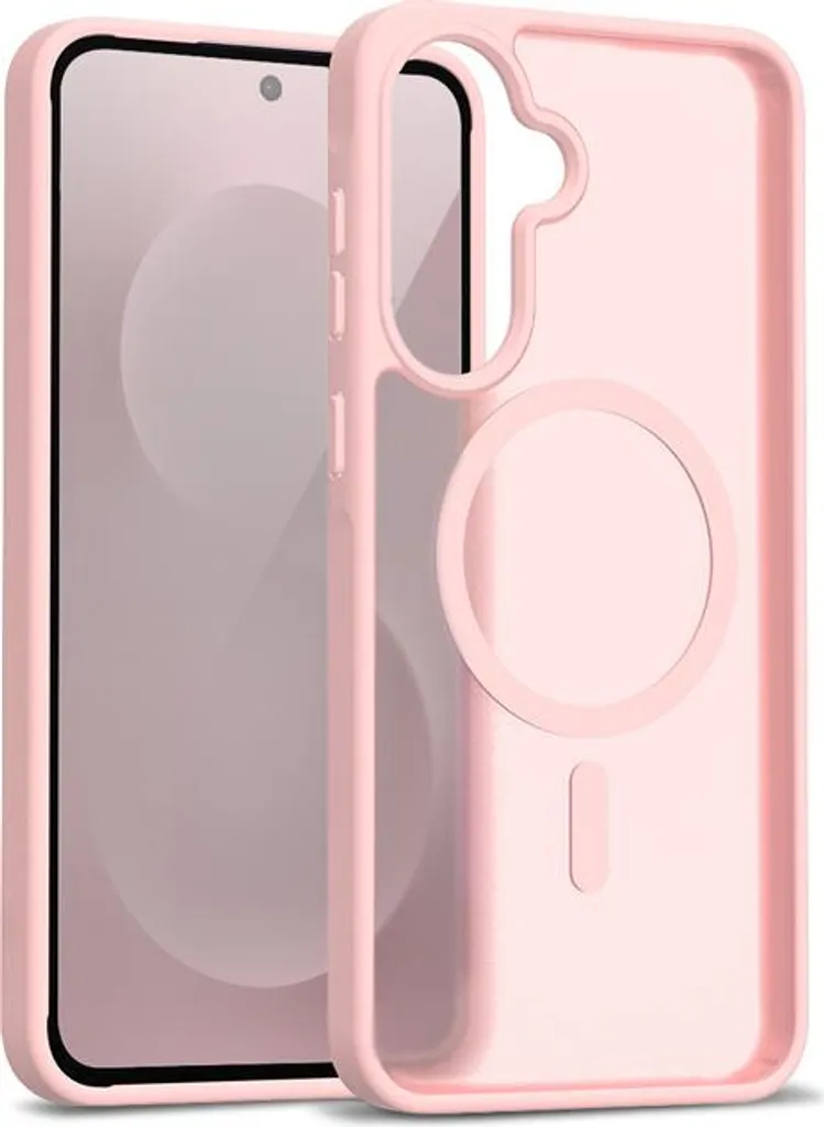 Custodia Per Galaxy A56 Magsafe Crong Hybrid Matte Rosa Opaco Resistente