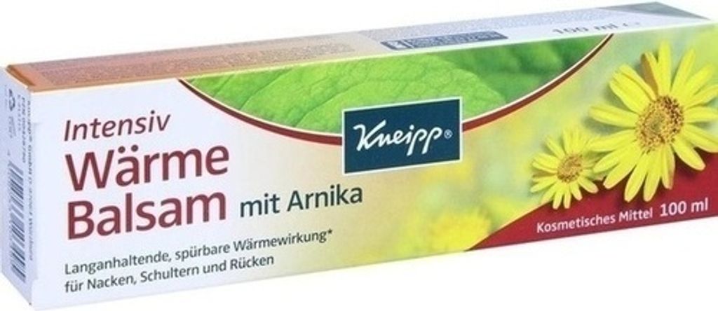 Kneipp Intensiv Wärme Balsam mit Arnika 100 ml Produktbild 