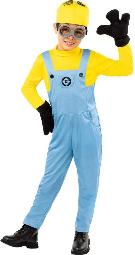 Minions – Dave Kostüm für Kinder Kindergröße: 140-152