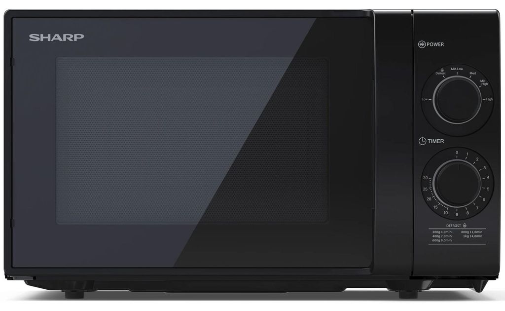 Sharp YC-NS203E-B schwarz Mikrowelle Produktbild 